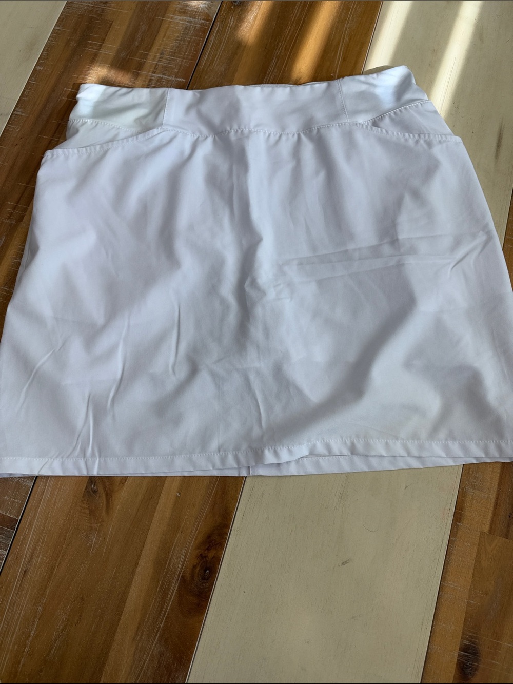 NWOT! Women's White Performance Mini Skirt